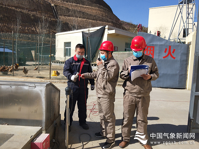 陕西省米脂县气象局对易燃易爆场所91视频无限看入口安全检查现场
